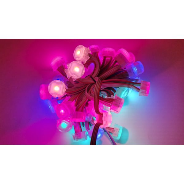 RGB DC12V 20mm IP67 PC Waterproof DMX 0.75W 6LM SMD5050 LED Pixel Light Outdoor Point Lights