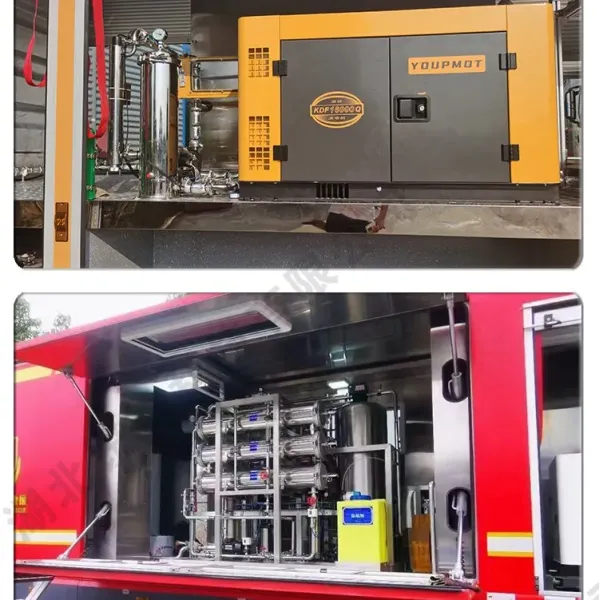 Custom HOWO Mobile Water Purification System for Global Use