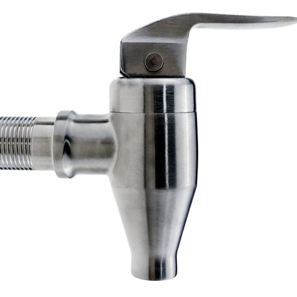 Stainless Steel Valve Core Modern Drink Dispenser Spigot for Single Hole Deck Mounted