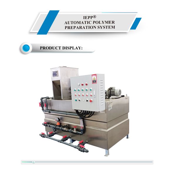 IEPP China Manufacturer High Capacity Wastewater Treatment Powder Chemical Dosing Mixture Automatic Flocculant tank Equipment