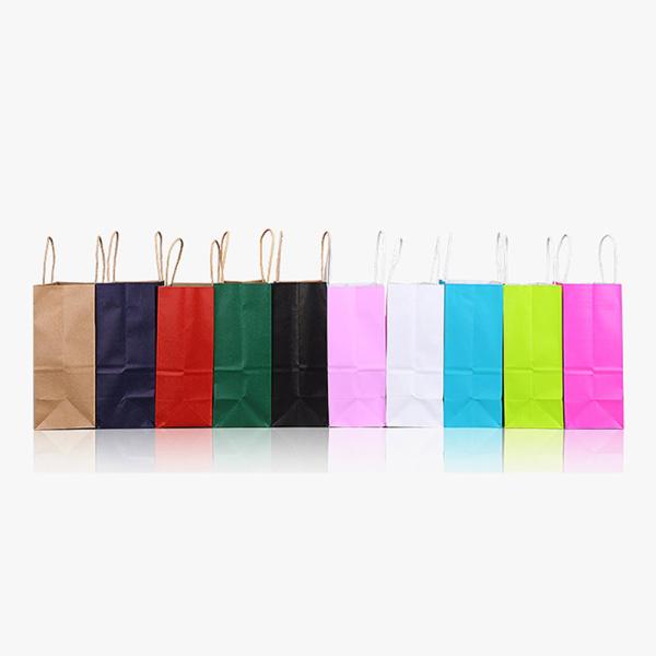 Christmas Gift Packaging Paper Bag With Paper / PP / Nylon / Cotton Handle