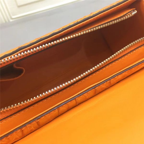 Genuine Crocodile Skin Lady Small Flap Purse Authentic Alligator Leather Women Sling Shoulder Bag Female Cross Body Bag