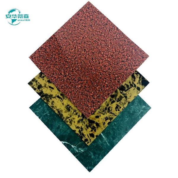 Recyclable And Eco-friendly Marble Grain ACP Panel with 1220mm To 1500mm Width and Corrosion Resistant Impact Resistant Properties