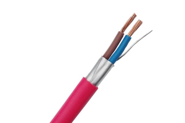 PH120 Fire Resistant Cable 2 Core Bare Copper Silicone Insulation LSZH Jacket