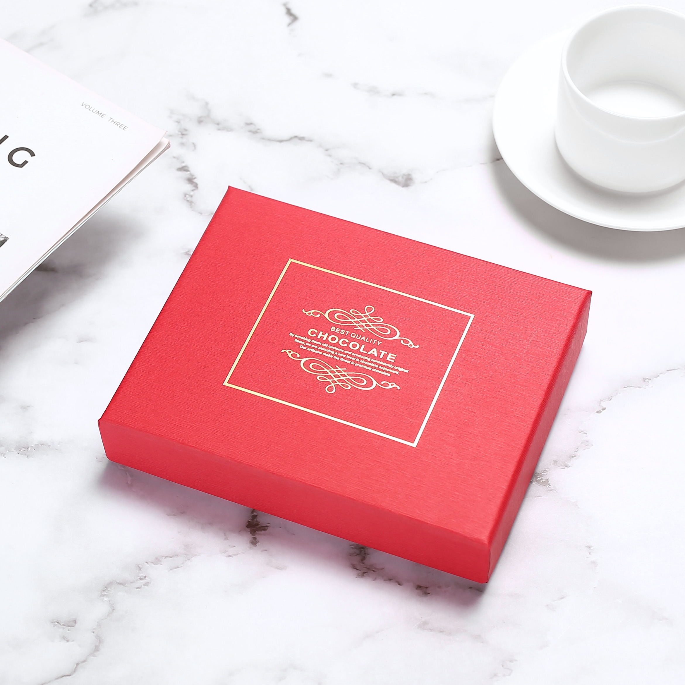 Коробка для упаковки подарков с шоколадом с разделителями и индивидуальным дизайном Pantone