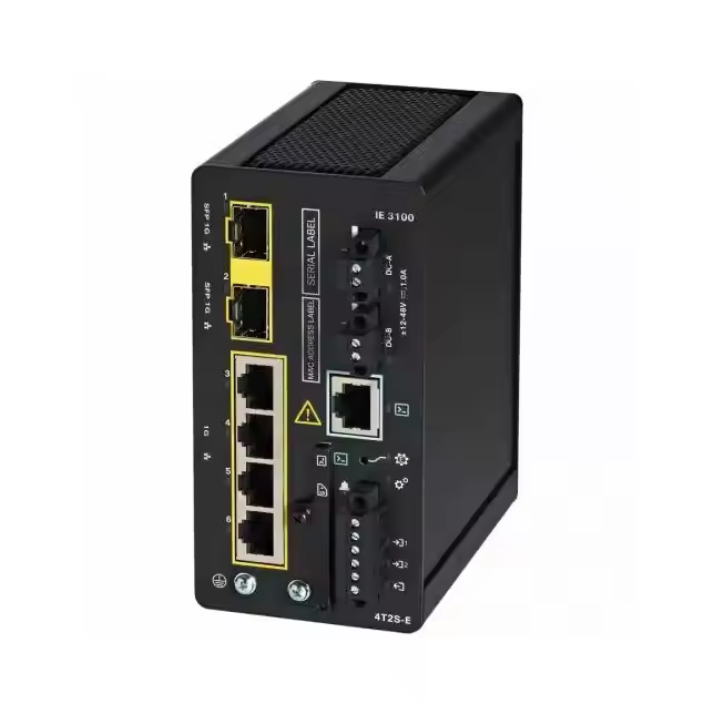 New Cisco IE-3100-4T2S-E Network Switch with 4 Ports GE Copper and 2 GE SFP Uplinks Industrial Switch with 1 Year Warranty