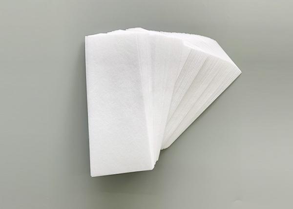 Salon Hair Off Vegan Wax Strips , Home Body Waxing Kit  Precut Spunlace Cloth