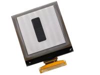 1.5 pouces Pmoled, résolution 128x128, 25 broches 3/4 Spi I2c Interface, Affichage OLED blanc bleu