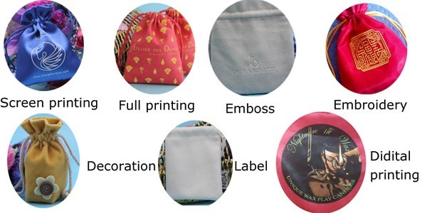 Pp шнуруют сумку Drawstring полиэстера 10*14cm 9*12cm пакуя