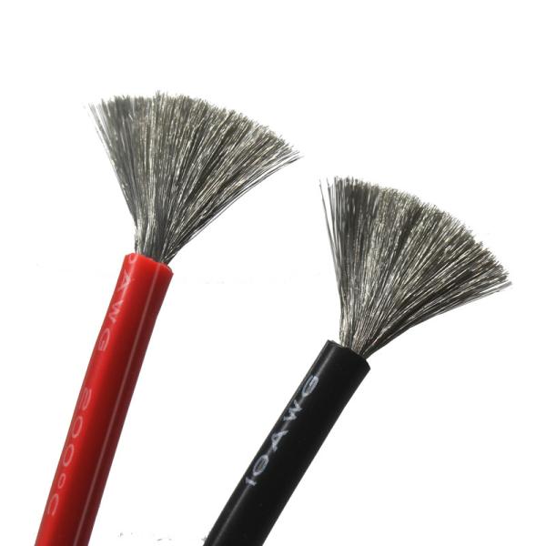10m Soft High Temperature Silicone Wire 10 AWG Silicone Wire CE