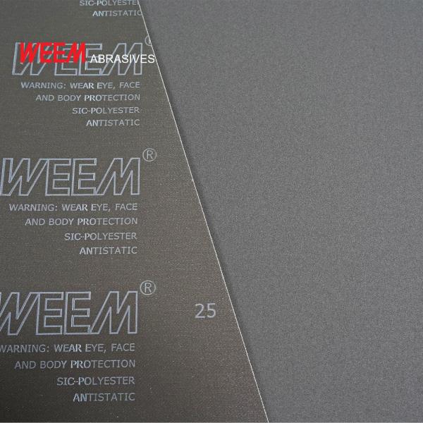 SILICON CARBIDE POLYESTER CLOTH WIDE SANDING BELT FOR WOOD-BASED PANEL