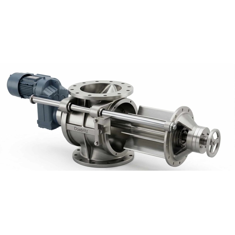 Stainless Steel Quick Dismounting Rotary Valve for Stable Powder Conveying