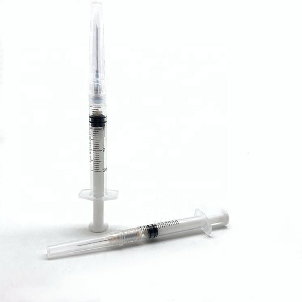 2ml 3ml 8ml Auto Disable Ad Syringes Sterile Safety Syringe With Needle