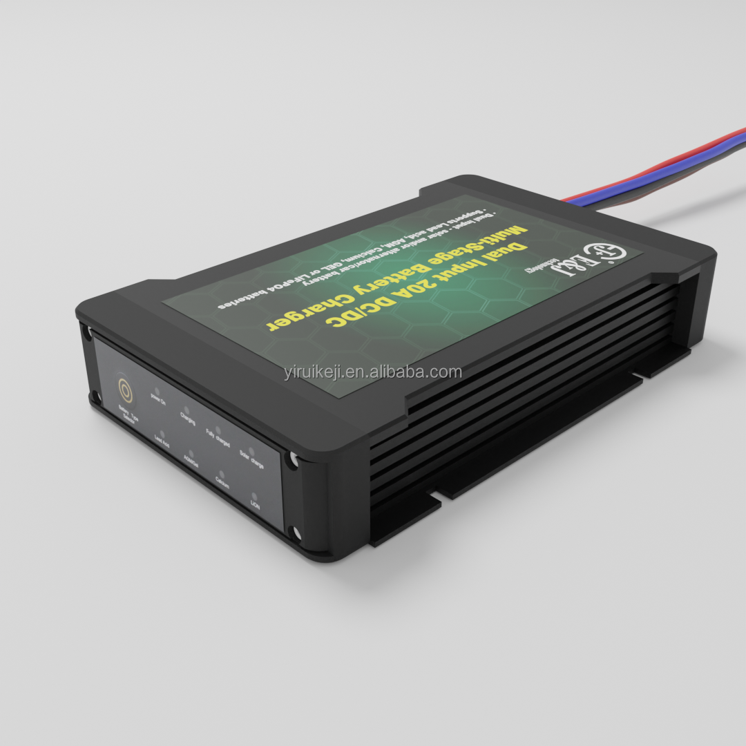 Dual Input 20A 30A 40A 50A 60A DC To DC Multi Stage Battery Charger With MPPT