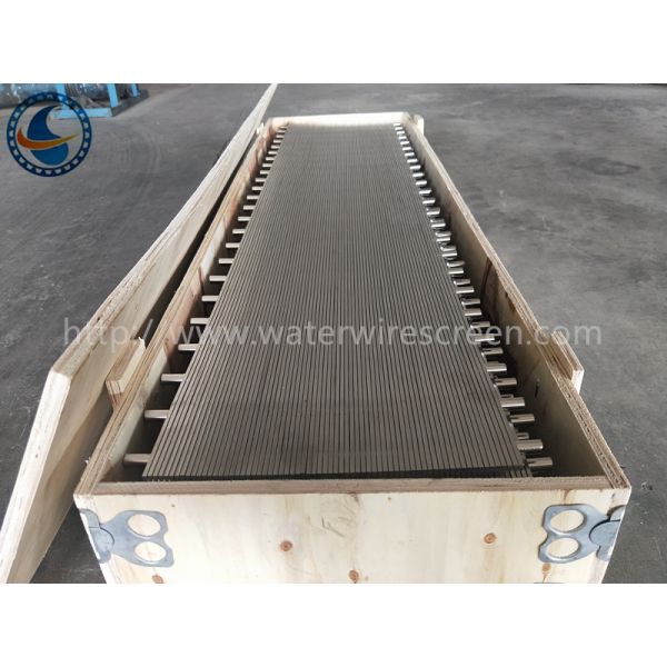 barra plana de la ranura Sus304 Johnson Screens With Round Support de 0.5m m