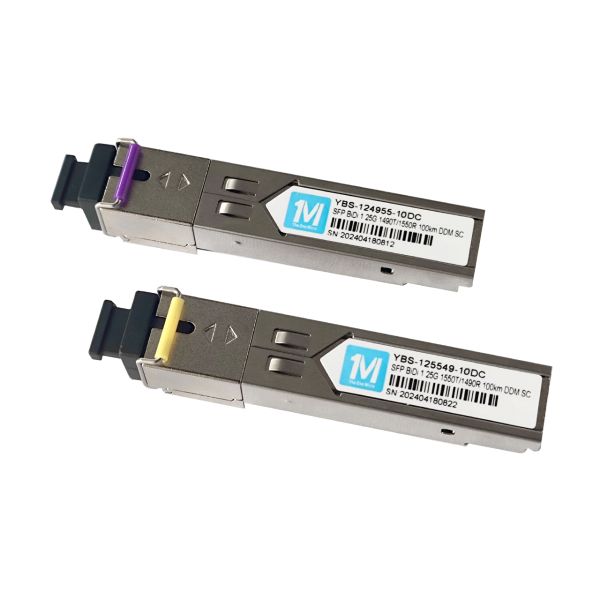 1.25G BIDI SC 10km 1310nm/1550nm DDM WDM Simplex Optical Module Transceiver SFP Module for Enhanced Network Performance