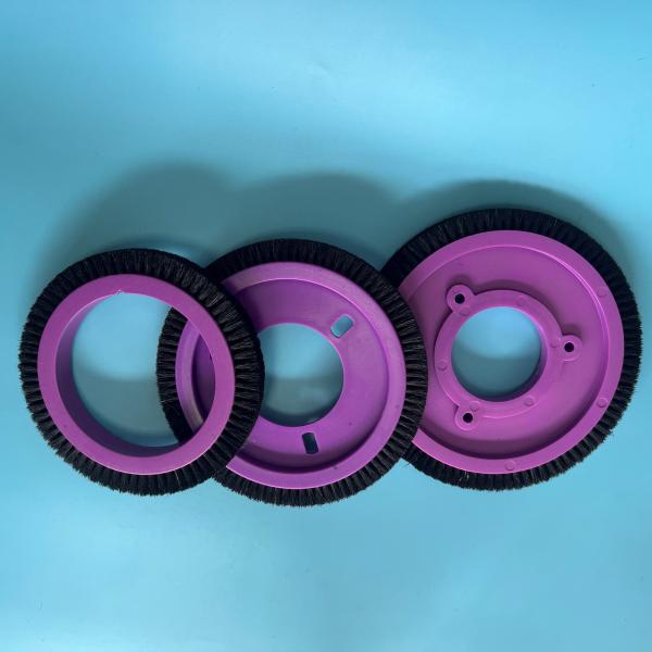 Stenter Machine Parts Artos Lk Finishing Machine Parts Brush Wheel Black Nylon Hair