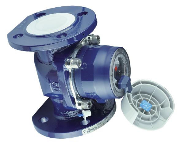 Large Size AMR Water Meter Wired Mbus For Industrial Cold Warm Water