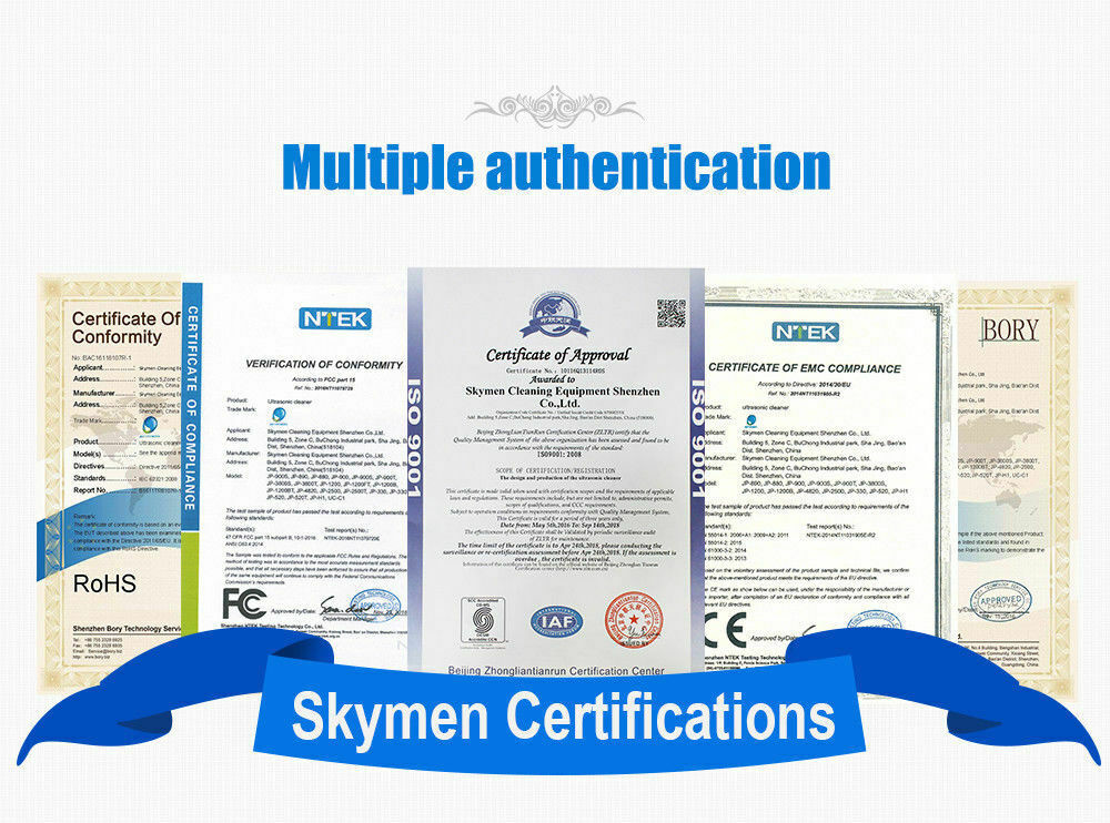 Ванна Skymen ультразвуковая для шаров для игры в гольф с подогревателем 200W 1,72 галлона