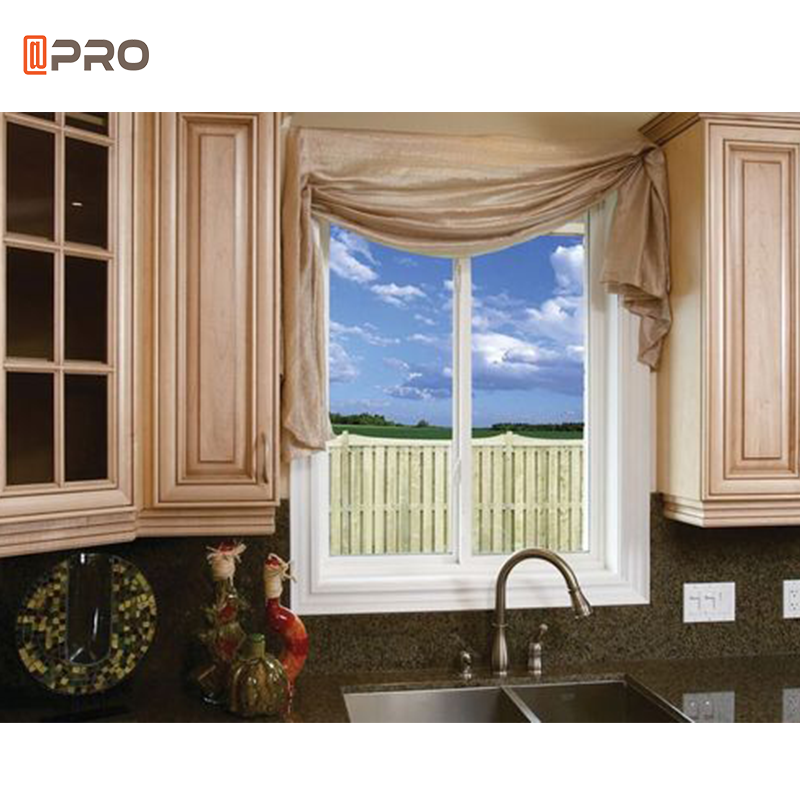 Broken Bridge Aluminum Casement Windows And Doors White Powder Coating Customized Color