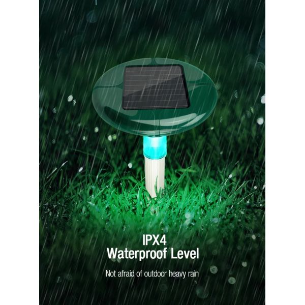 Effective Outdoor Rodent Control with Stocked Solar Mice Repeller from Professional
