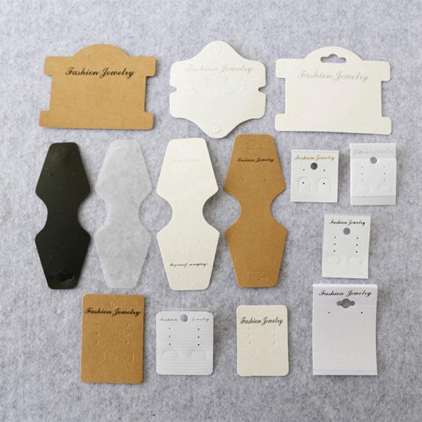 Wholesale Fancy Custom Earring Packaging Card,Earring Holder Card,Jewelry Private Waterproof Gold Foil Label Sticker