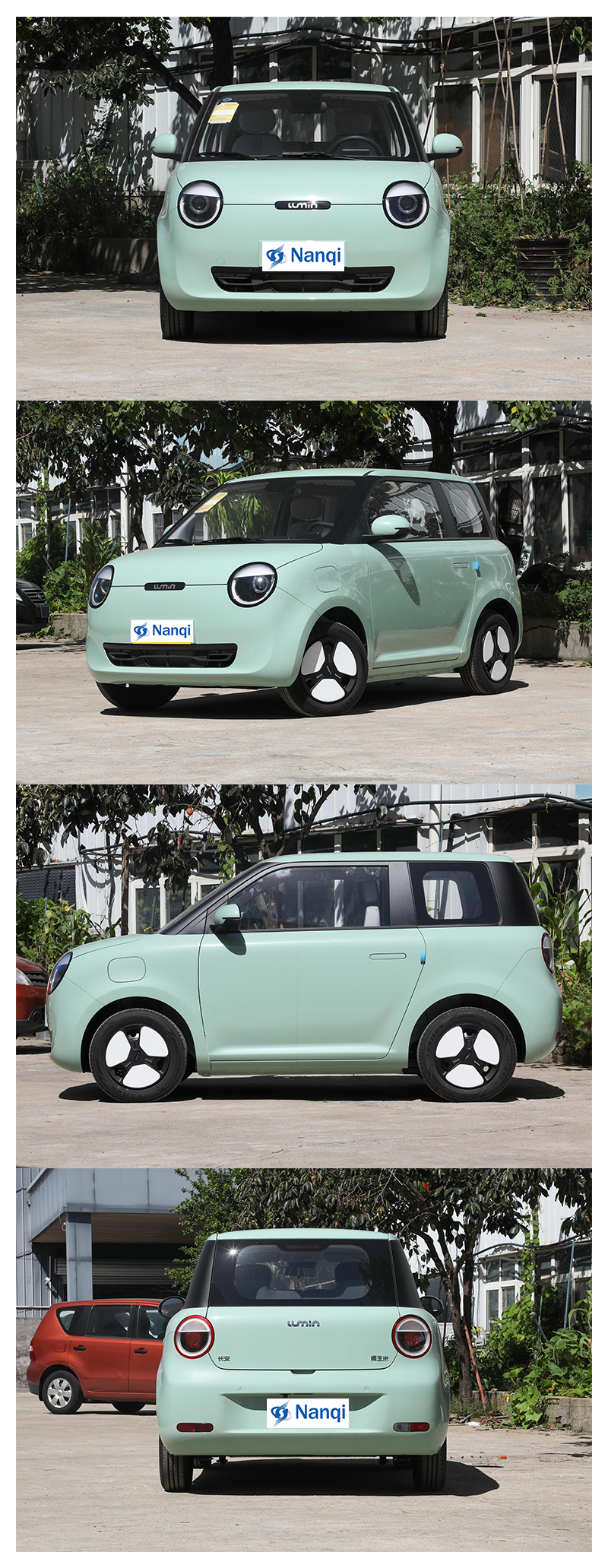 2022 2023  Changan Lumin Car 155km 205km 210km 301km Mini 4 Seater Hatchback