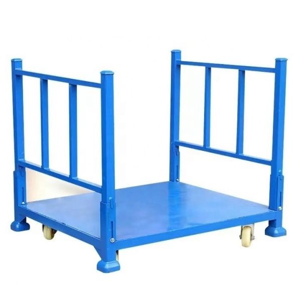Steel Pallet Industrial Movable Warehouse Storage Rack Stackable Easy Handling Design