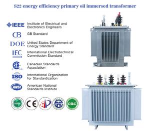 3 Phase Oil Immersed Transformer Step Up Step Down 1250Kva With Layered Dual