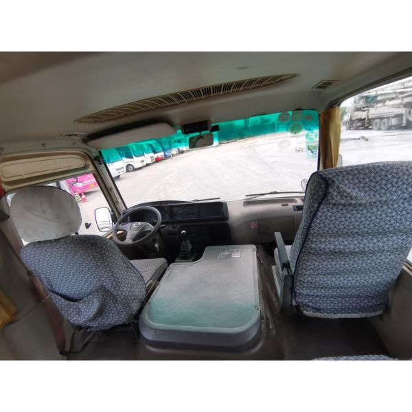 Second Hand Higer Coaster Bus KLQ6702 SOFIM Diesel Engine 95kw 23-29seats