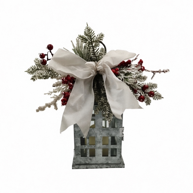 Customizable Metal Lantern Outdoor Lighting Fixture for Garden Decoration Patio / Event Ambiance