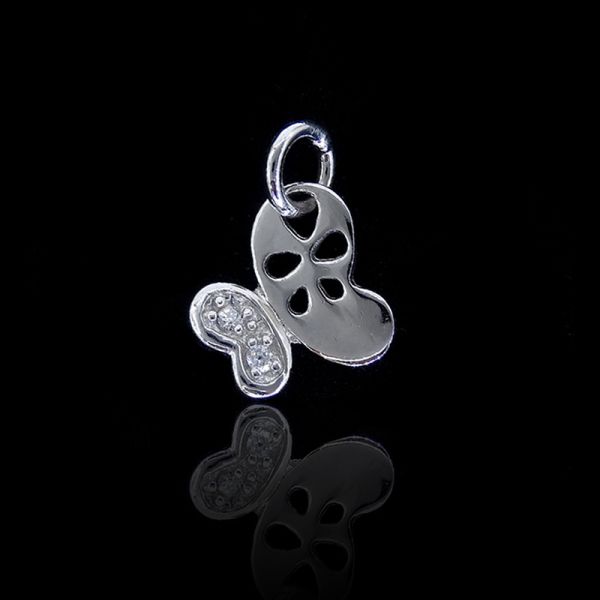 Шкентеля Зирконя женщин 925 шкентель креста серебряного кубического/стерлингового серебра с крыльями