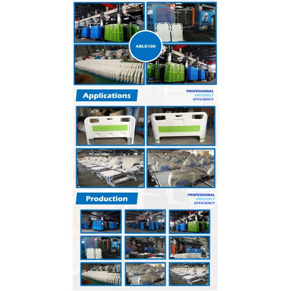 HDPE Hospital Blowing Shaping Machine Medical Bed Making Extrusion Energy Saving