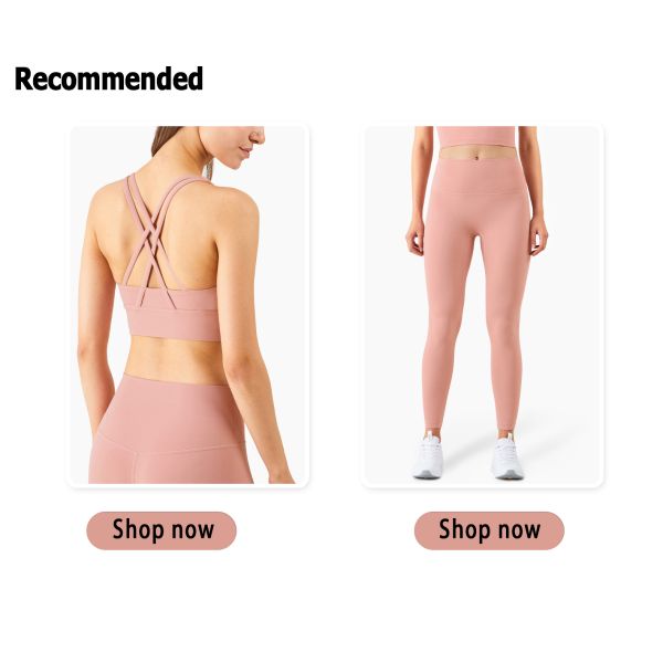 Cross Back Yoga Set Clothes Gathered Belly Matching Sports Bra And Leggings Set