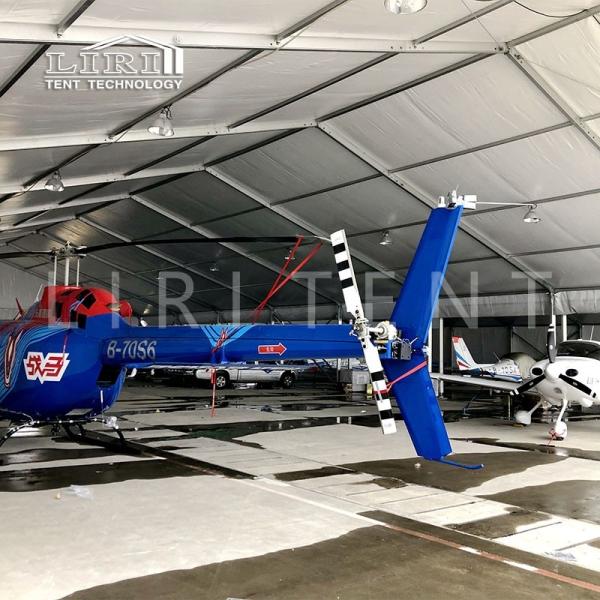Huge Prefab Mobile Aircraft Hangar Tent 40x60m DIN 4102 B1