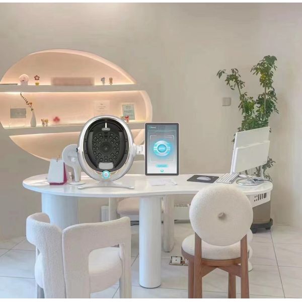 8d Magic Mirror Smart Skin Detector / Ai Skin Analyzer /English Spanish Facial Analysis Machine For Sale