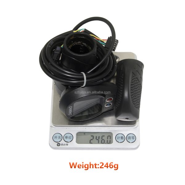 DAMAO Waterproof 5pin SM Plug Electric Bike Lcd Display With Locked