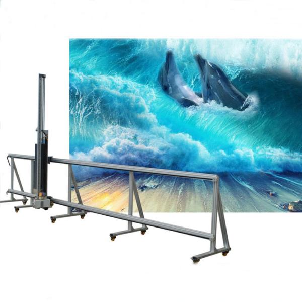 Outdoor and indoor 3D Vertical Direct to Wall Printer wall printing machine