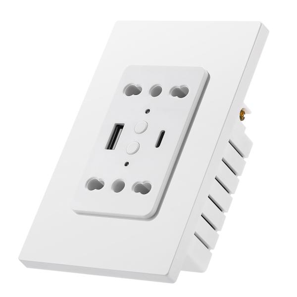 Dual Wifi Double Sockets 220V - 240V 50Hz / 60Hz Chile Wall Outlet