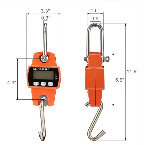 J R Saintbond Mini Portable à main portatif 100 kg 150 kg 300 kg 330 lbs Digital Crane Poids suspendu échelle OIML 3 classe de précision