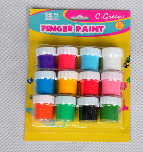 Non-toxic Finger Paint / Poster Paint  4 Colors, 6 Colors, 8 Colors set washable for kids diy painting water color paint