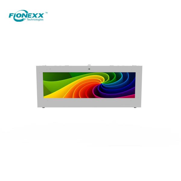 Hanging Style Bus Stop Digital Signage Single Sided  Weather Resistance