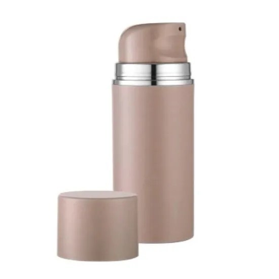 JL-AB111B 50ml 100ml PP Airless Pump Container Bottle With Snap On Pump