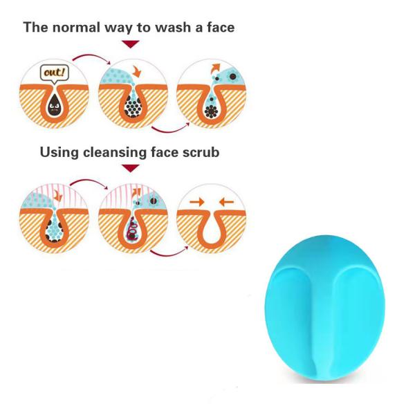 Makeup Silicone Facial Cleansing Brush Exfoliating Face Scrubber