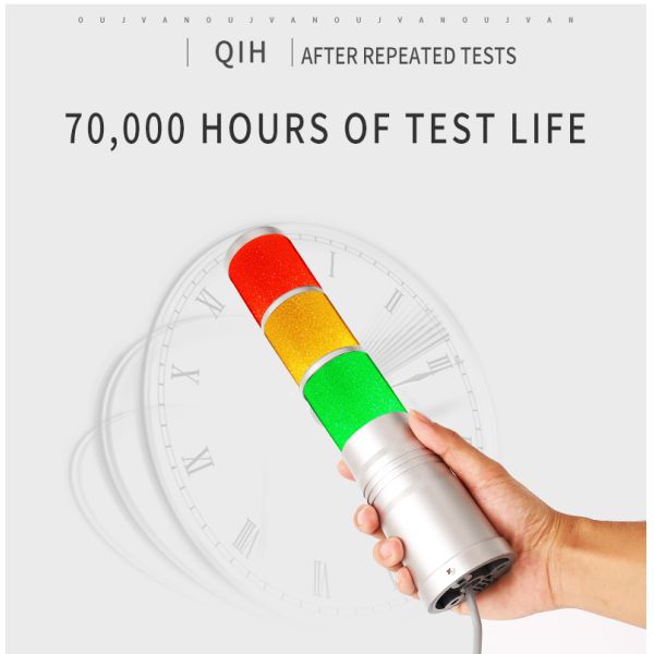 Feu de signalisation tour personnalisable Installation facile Voyants empilables à LED Indice de protection IP54