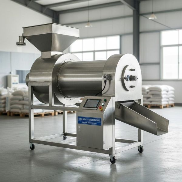 Newly Popular Large Capacity Food Drum Dryer Grain Corn Wheat Rice Peanut Small Drum Dryer