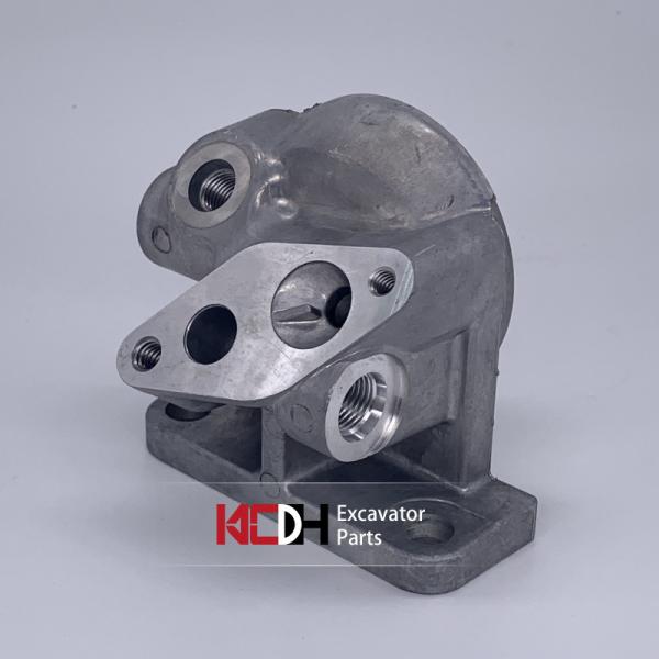 Base de alumínio da base 1R0749 do filtro de combustível das peças 1R-0749 da máquina escavadora do  324D 330D 336D apropriada para o conjunto de filtro do ar