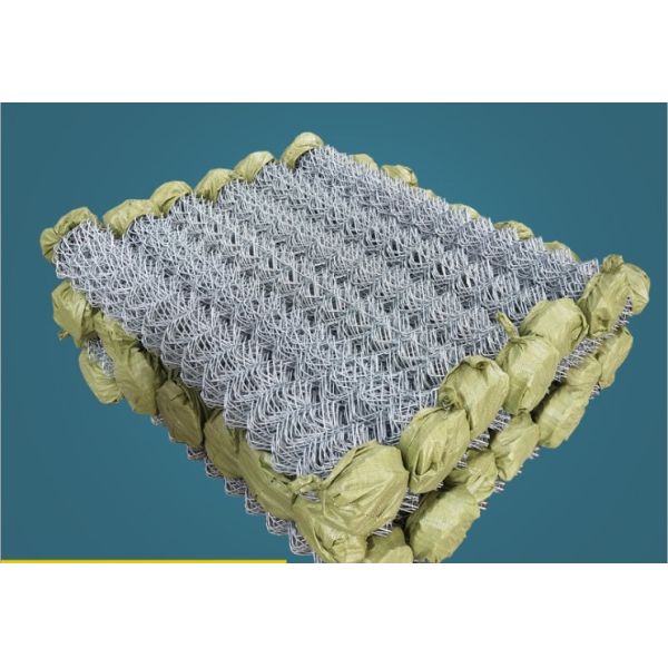 Сплетенный голубой ограждать сетки диаманта Pvc цвета 60x60mm