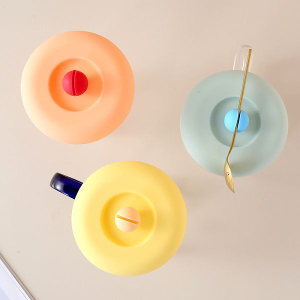 Силиконовые крышки для чашек Силиконовые крышки для кофейных кружек Многоразовые крышки для кофейных чайных чашек для воды Антипылевые герметичные крышки для кружек для кружек