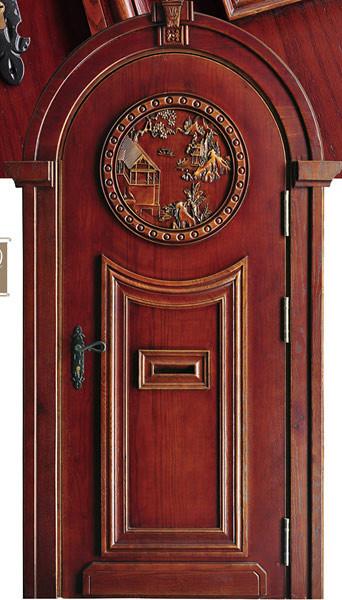 steel wood security armored door